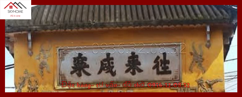 Hoành phi thờ chữ 